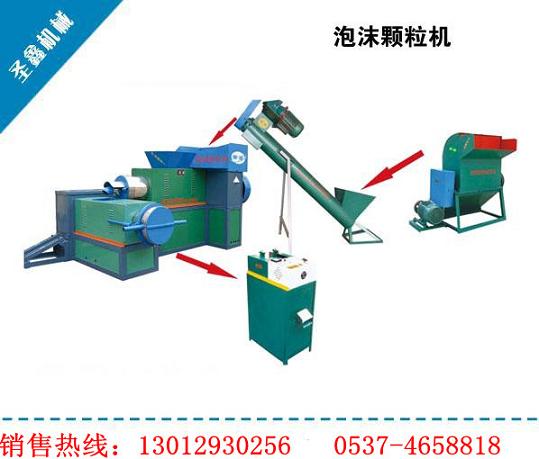 碳酸鈣母粒雙階造粒機-泡沫塑料顆粒機1200型