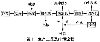 紙廠生產工藝及廢水排放