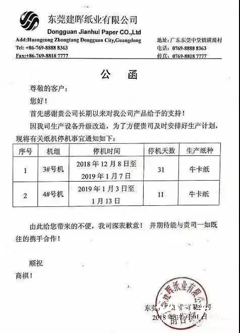建暉紙業三號機技改提前完成順利投產，四號機開始停機技改