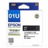 愛普生（EPSON）C13T01U180 01U 黑色打印機墨盒 適用于愛普生XP-15080 大容量 打印量約500頁